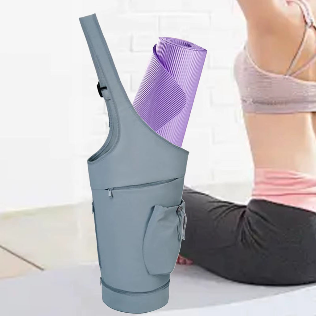 Yoga Mat Bag with Adjustable Shoulder Strap & Drawstring 