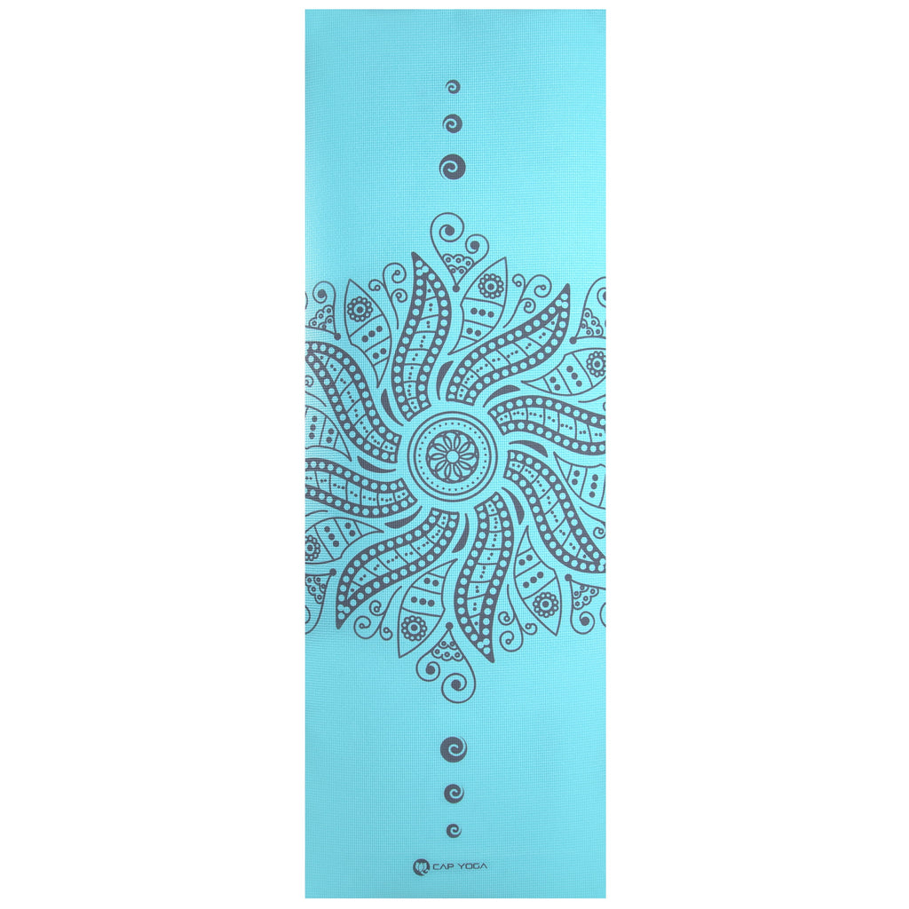 Yoga Mat with Carry Strap, Mandala
