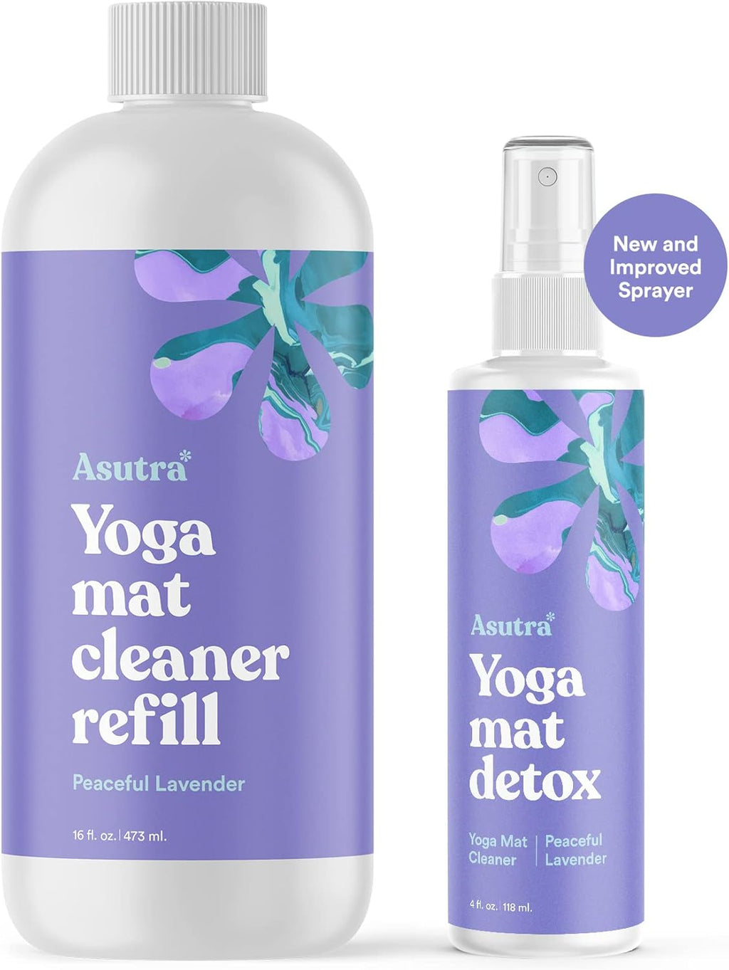 Yoga Mat Cleaner Spray (Peaceful Lavender)