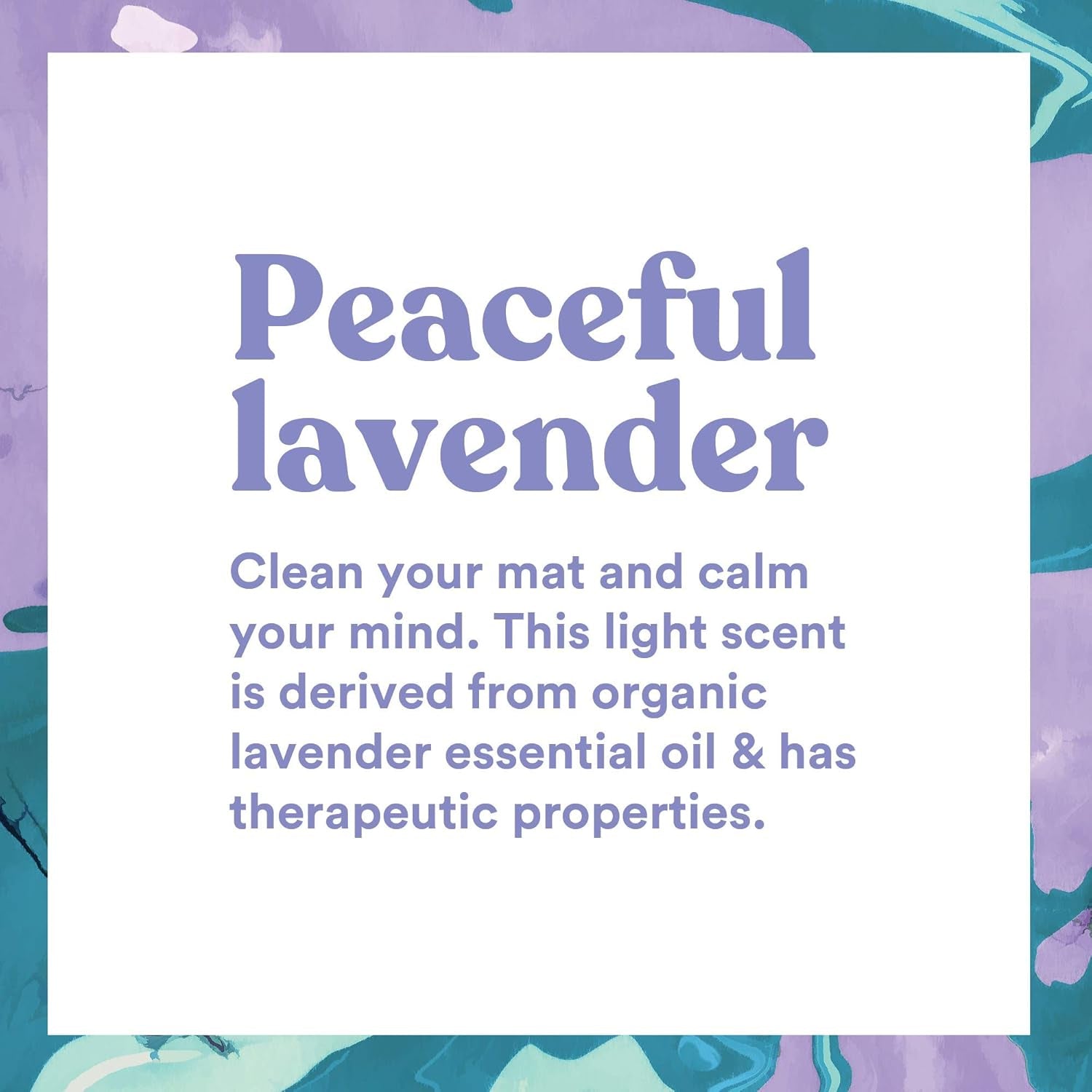 Yoga Mat Cleaner Spray (Peaceful Lavender)